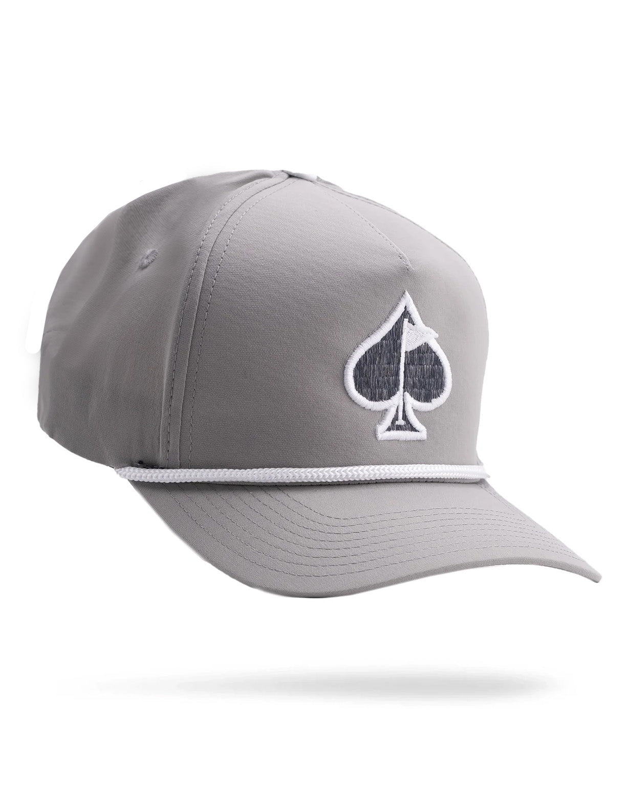 Fairway Wave & Spade Rope Hat Grey image 0