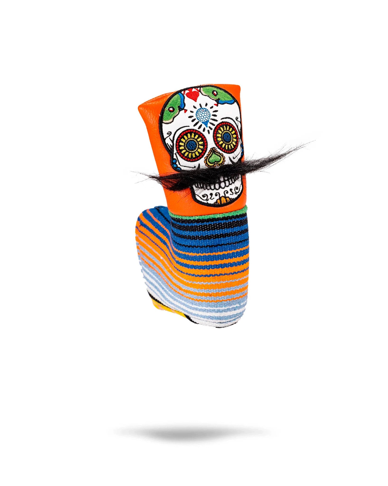 Mustache Sugar Skull - Blade Putter Cover - White image