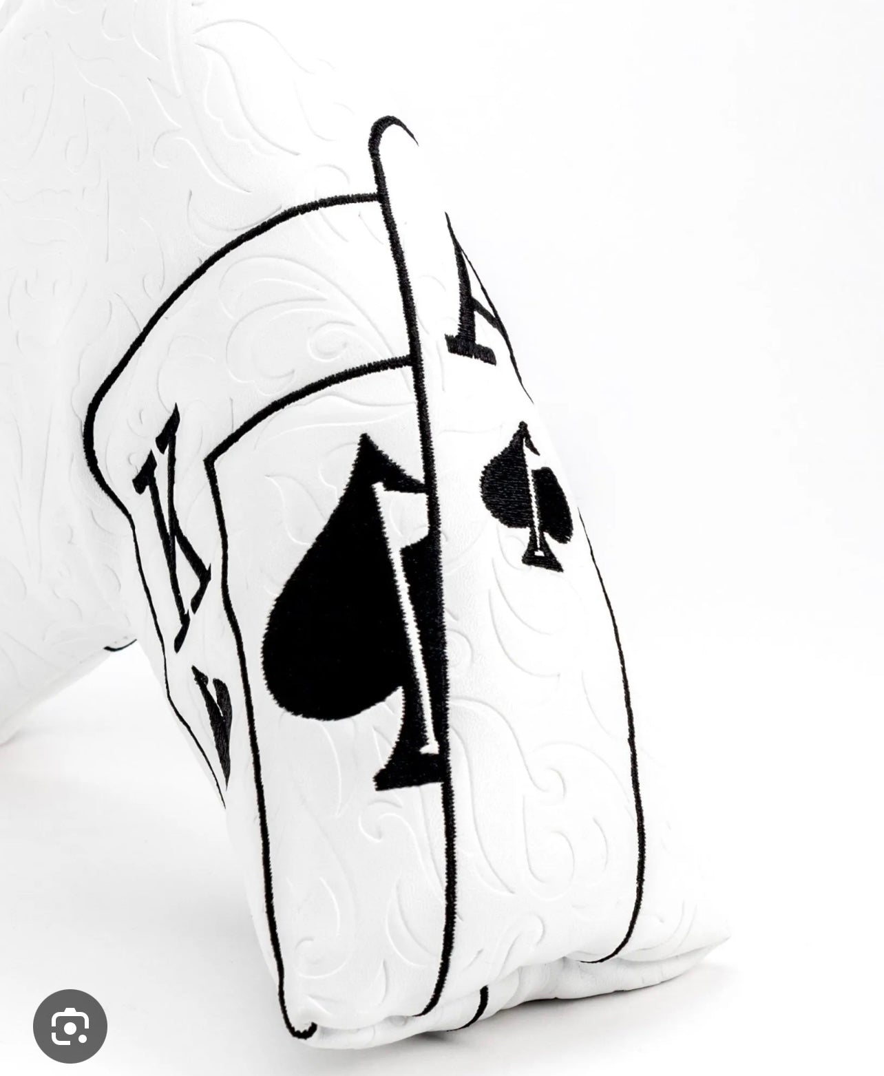 White out Ace of spades blade putter cover image 2