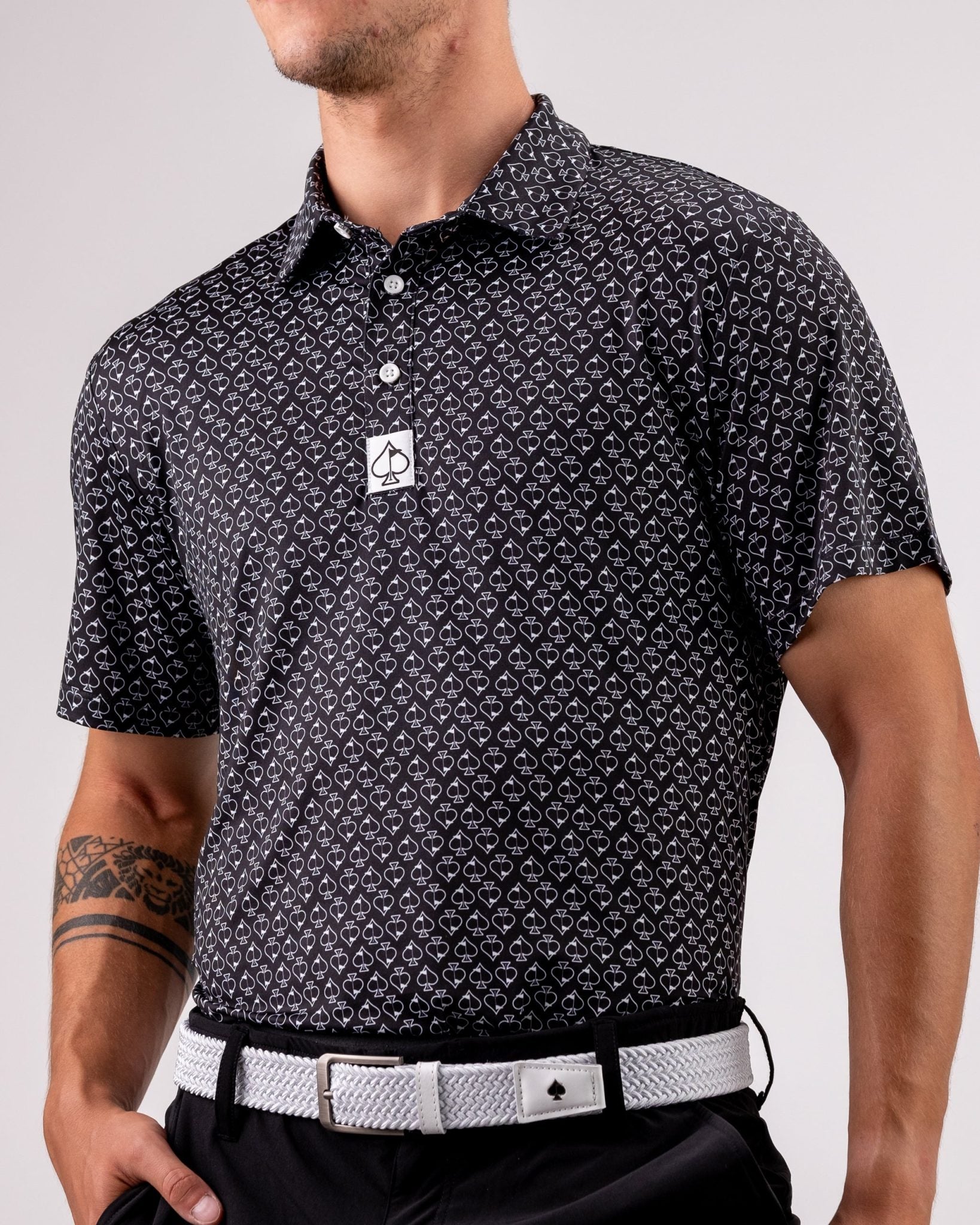 White Spades Polo Shirt image 1
