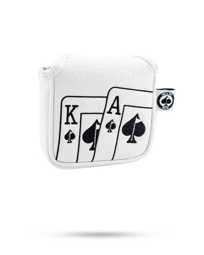 White Out Ace of Spades - Mallet Putter Cover image 0