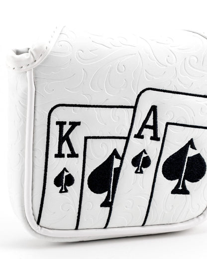 White Out Ace of Spades - Mallet Putter Cover image 1