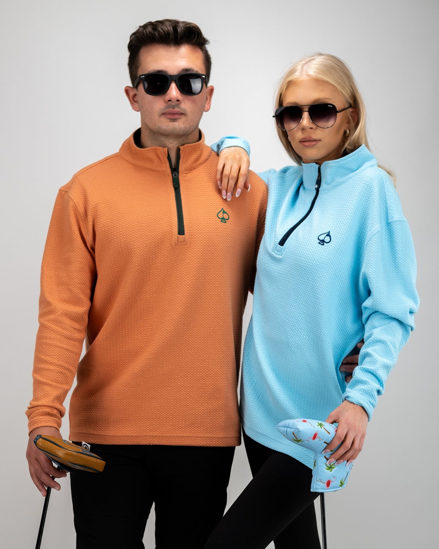 Player Preferred Waffle Knit Pullover - Pumpkin image 2