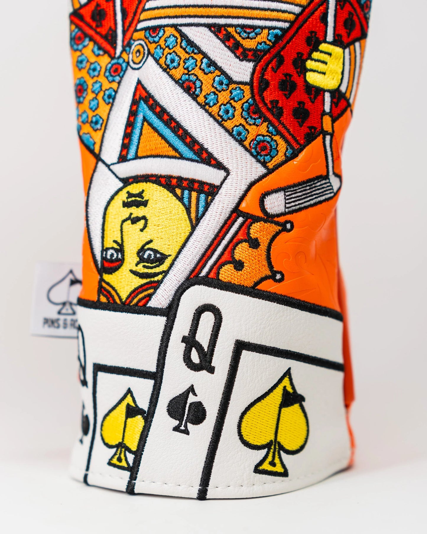 orange crush Queen Of Spades Fairway Cover